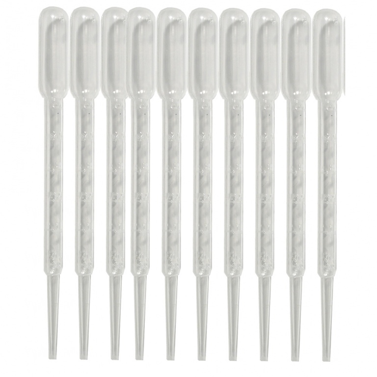 Pipetter plast 3ml, 100 st/fp