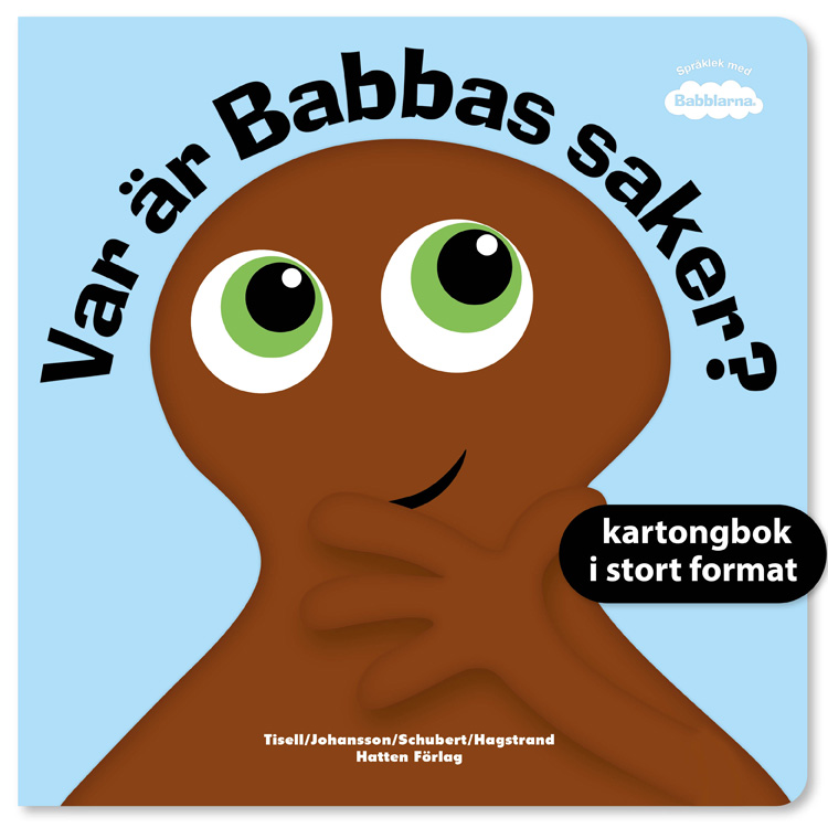 Babblarna XL-bok Var är Babbas saker