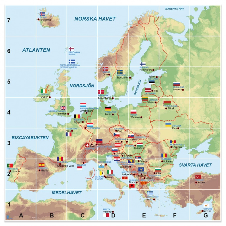 Blue-Bot/Bee-Bot matta Europa