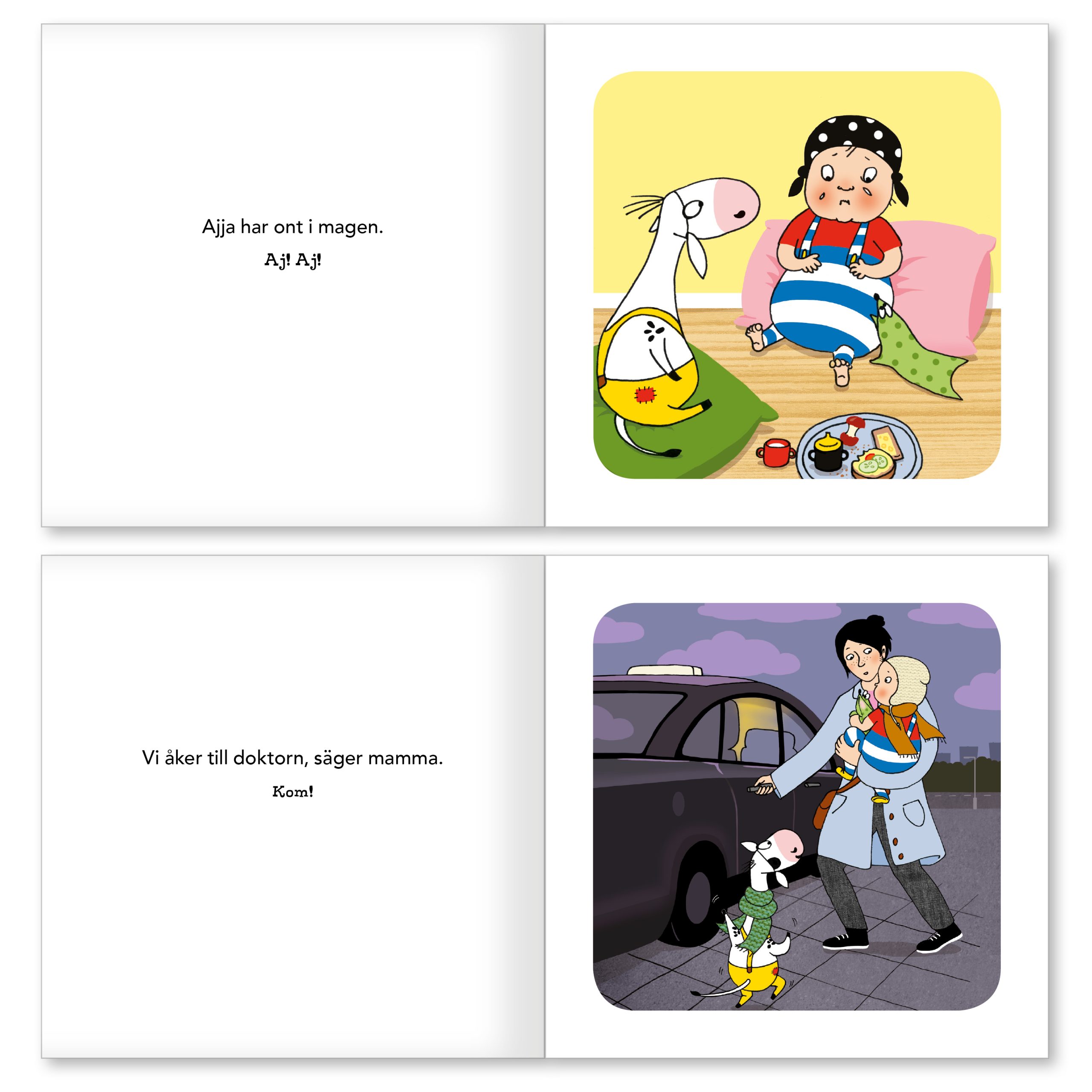 Ajja & Bajja hos doktorn, bok - Bild 2