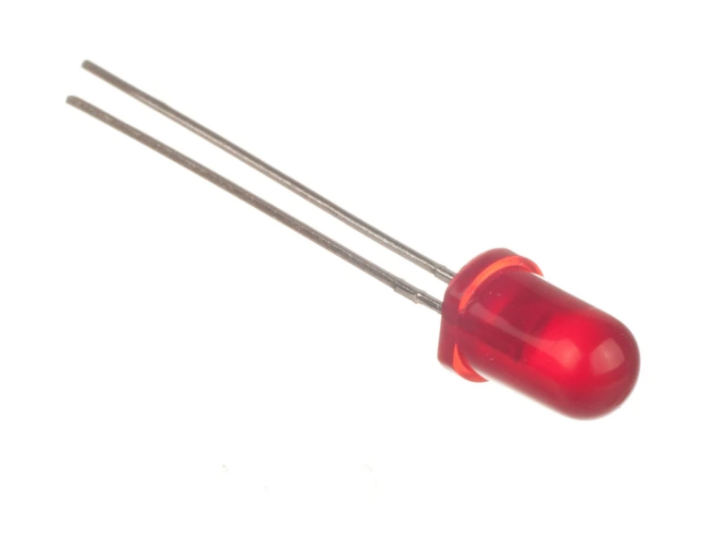 Lysdiod Röd blinkande, 5 mm