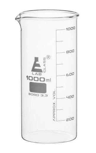 Bägare hög 1000 ml. 6 st/fp
