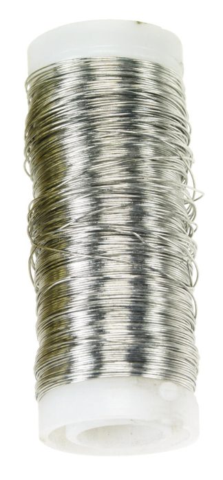 Silvertråd 0,3mm, 80 m/rulle