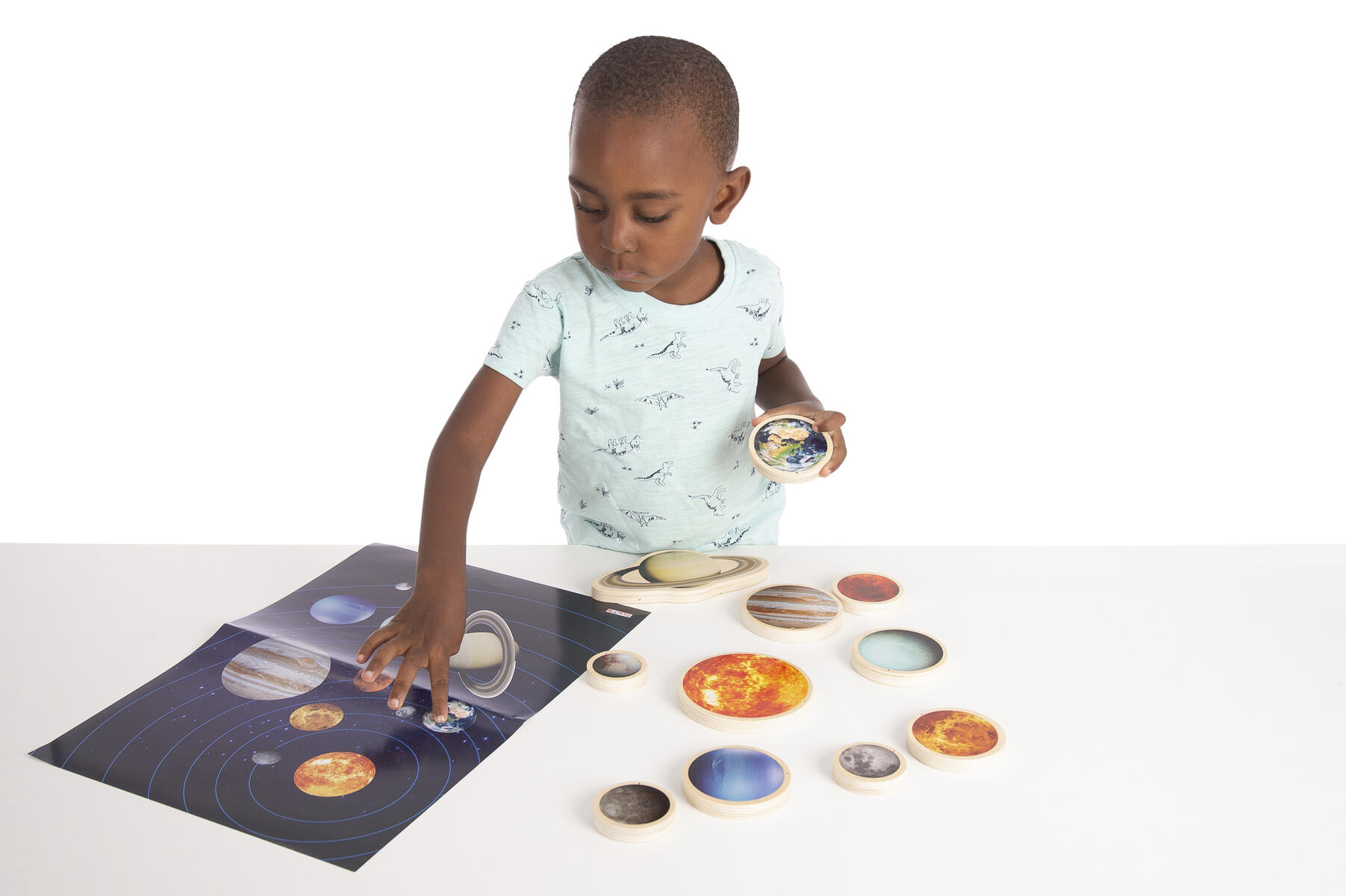 Solsystemets planeter i trä - Bild 2