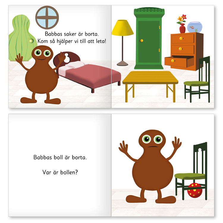 Babblarna XL-bok Var är Babbas saker - Bild 2