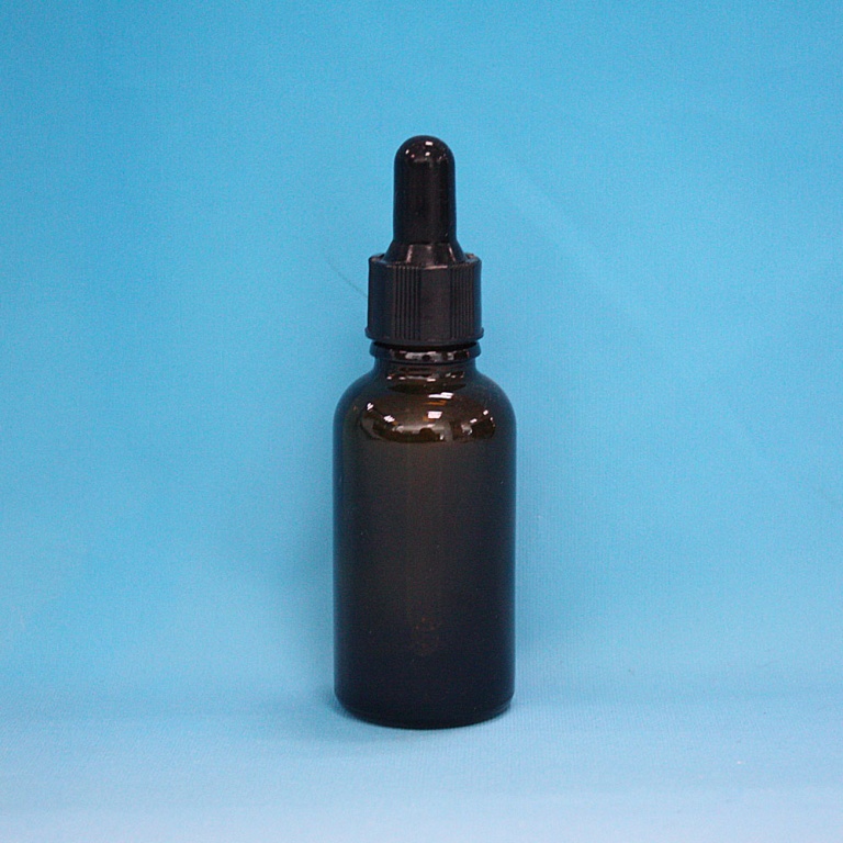 Flaska, brun med droppkork 10 st