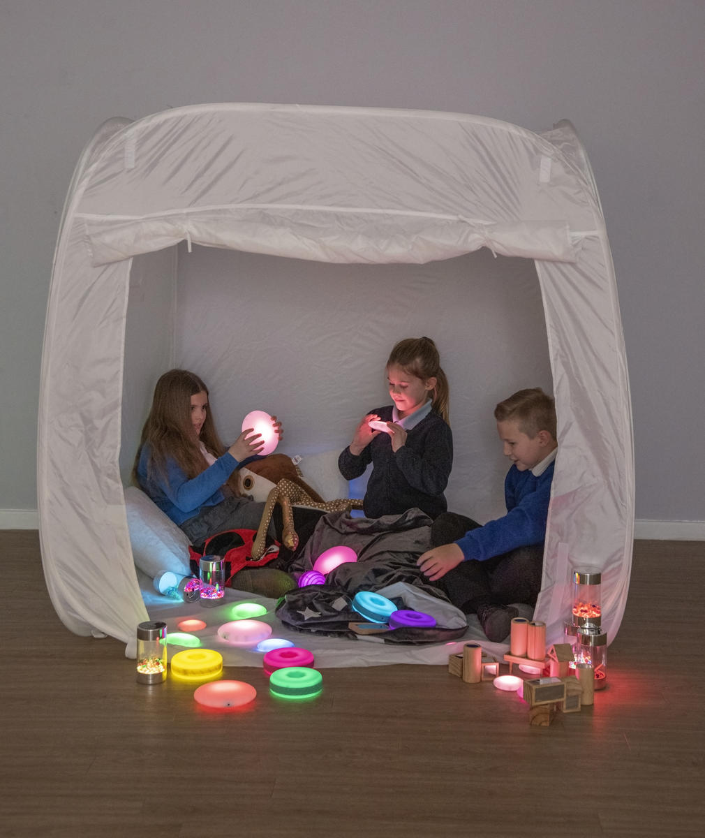 Vitt popuptält för projicering - Bild 2