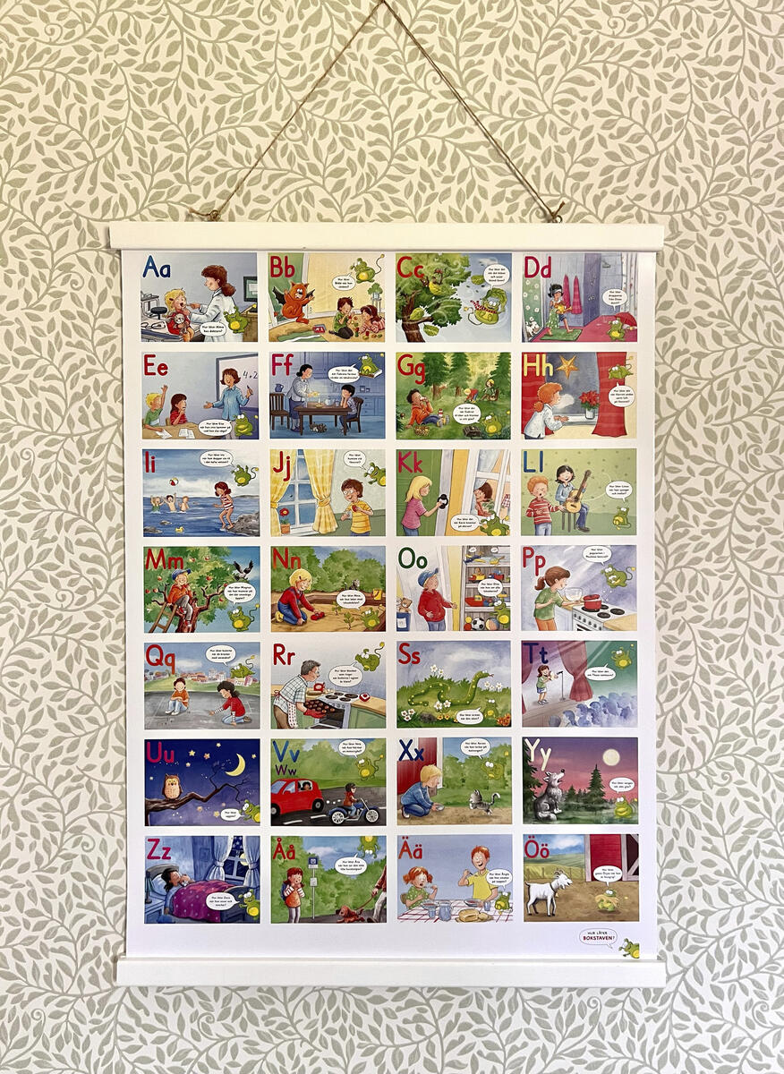 Hur låter bokstaven? ABC-plansch - Bild 2