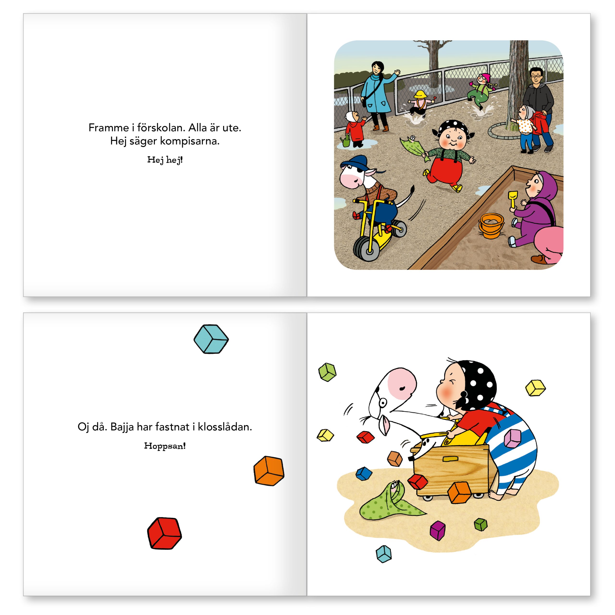 Ajja & Bajja på förskolan, bok - Bild 2