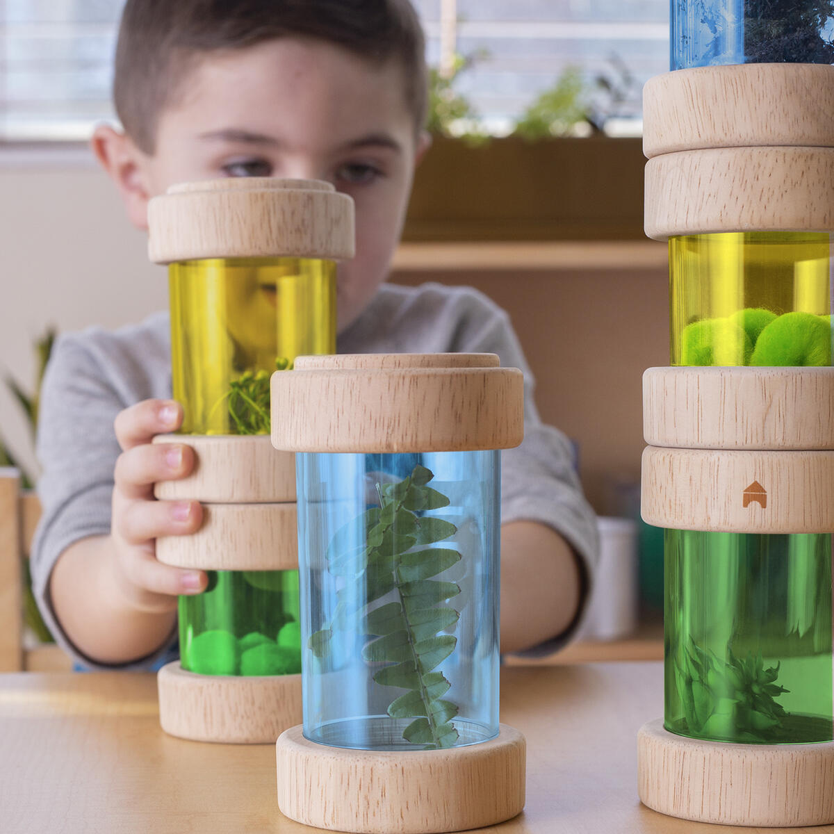 Färgade skattburkar, 8 st - Bild 2