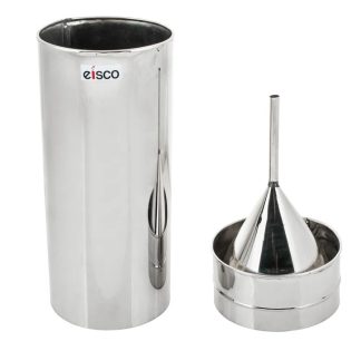 Regnmätare i rostfritt stål