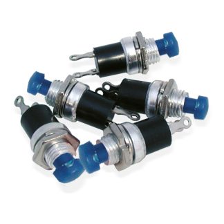 Tryckströmbrytare blå 10p