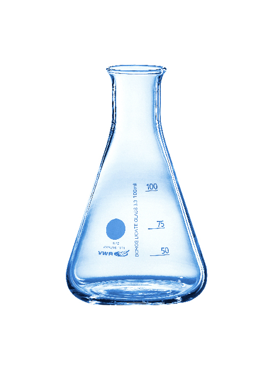 E-kolv, vid hals 250 ml, 10 st/fp