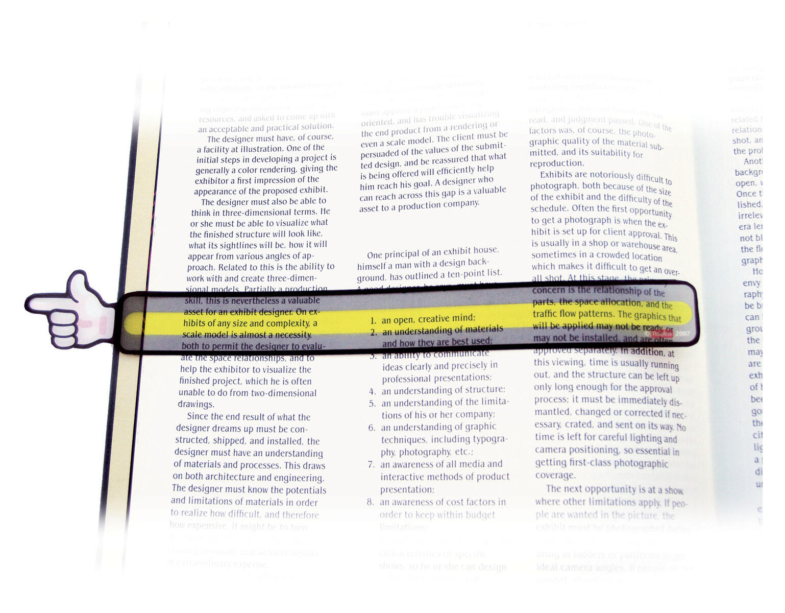 Pek- och läslinjal 12st