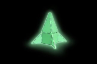 Magna-Tiles Glow, 16 delar