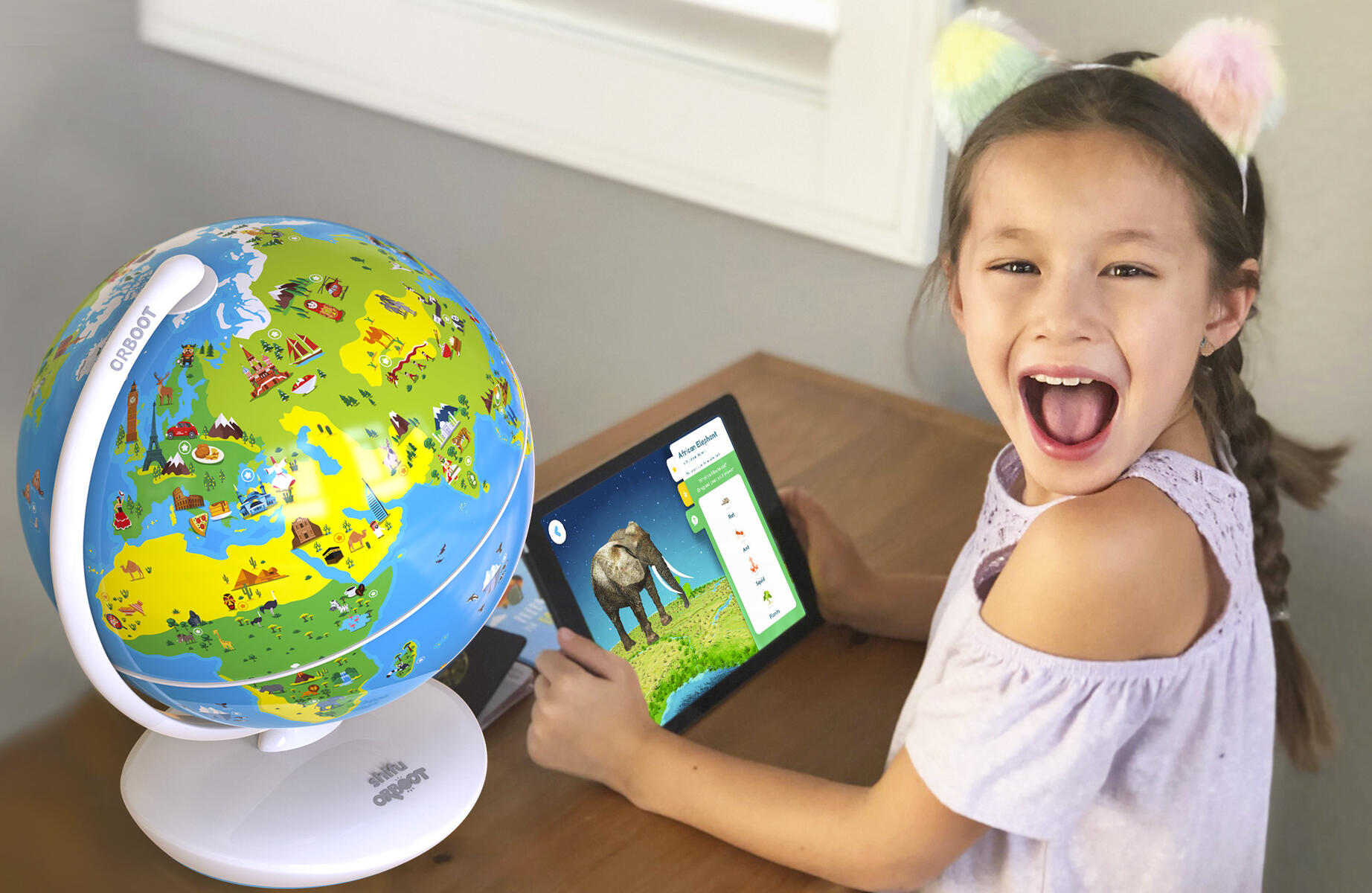 AR Jordglob - Länder och djur - Bild 2