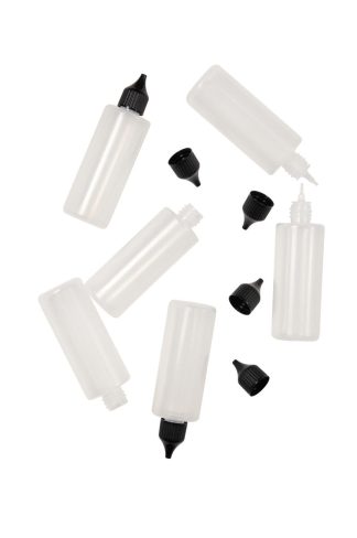 Refillflaskor 50ml. med spetskapsyl