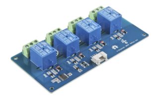 4-reläkort för solenoider