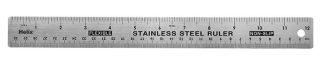 Linjal i stål 30 cm