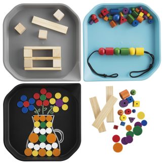 Brickor för sortering 4st. Turkos