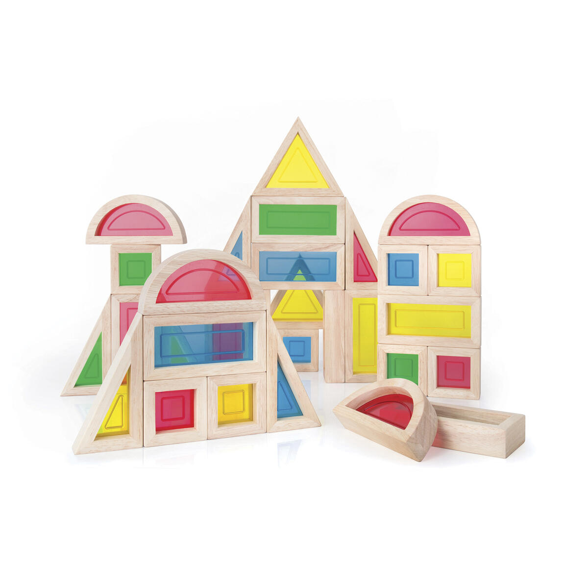 Regnbågsklossar, 30 st