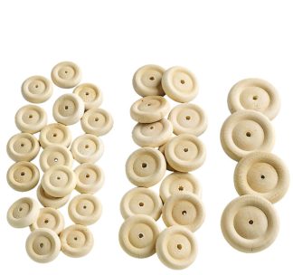 Trähjul 25 mm 100 st/fp