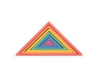 Regnbågsarkitektur trianglar