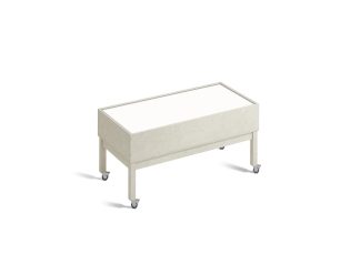 Ljusbord Jeanette Vit L124xB64xH59,5cm