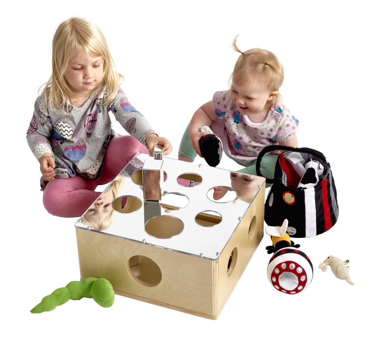 Spegellåda med sorteringshål - Bild 2