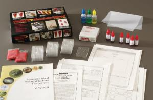 Blodgruppsbestämning med syntetiskt blod