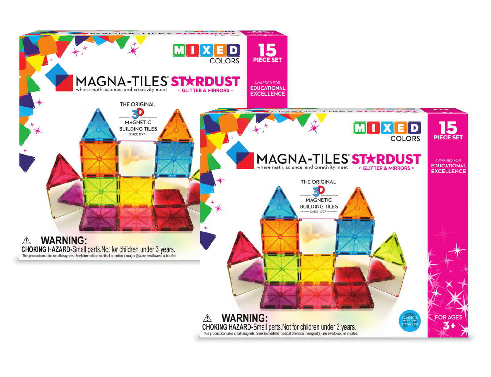 Magna-Tiles Stardust stort Set