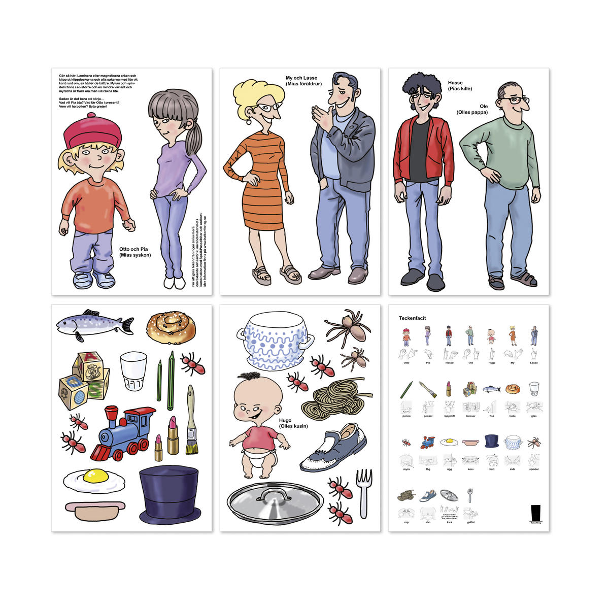 Olle & Mia Klippdockor & föremål paket 2 - Bild 4