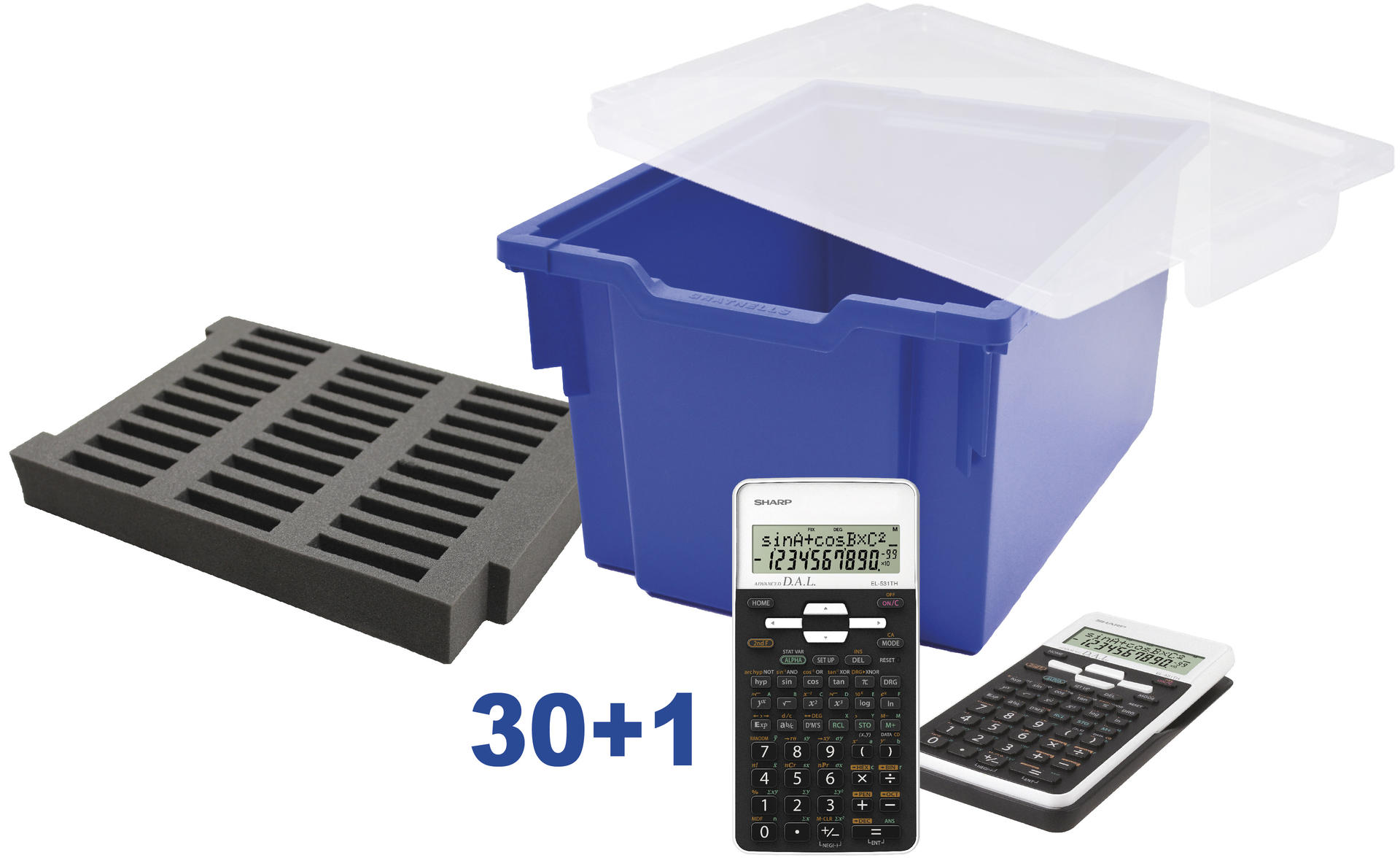 Funktionsräknare Sharp EL-531THB 30 st/fp