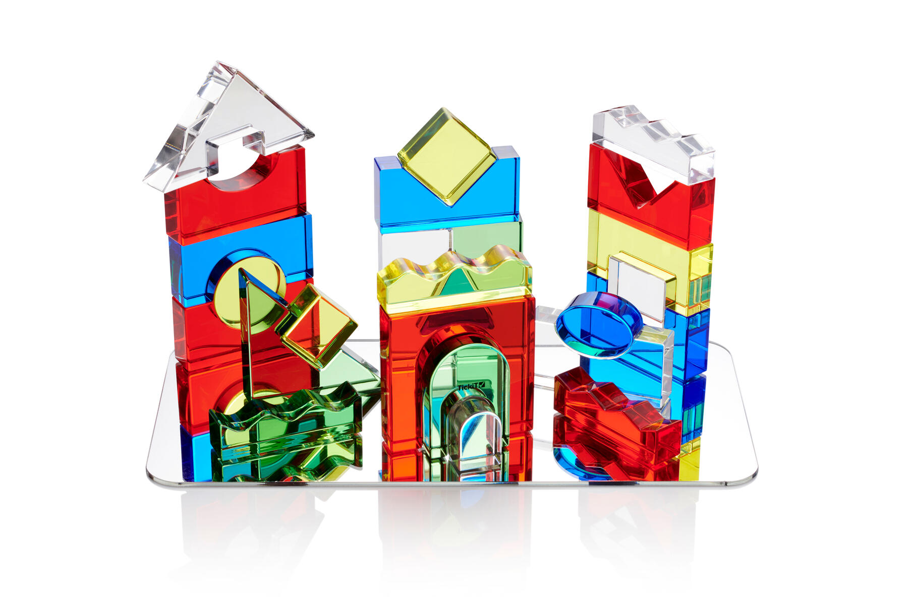 Kristallblock i färg