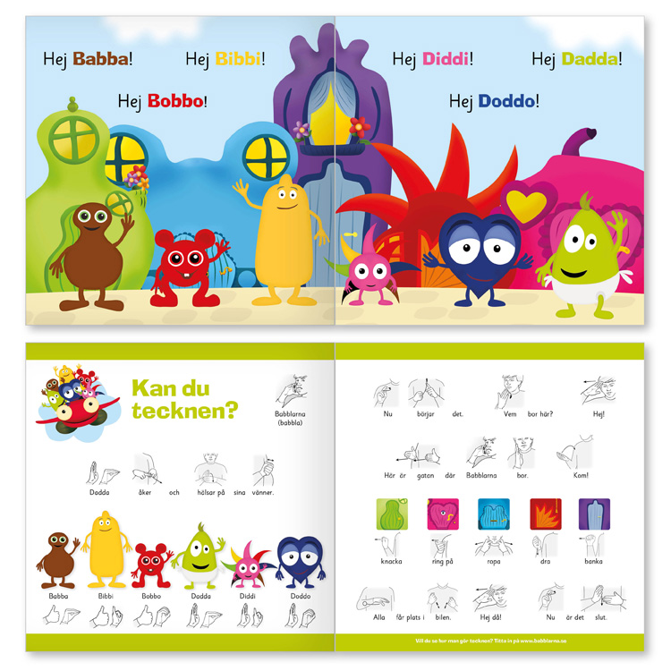 Babblarna XL-bok Dadda hälsar på - Bild 5