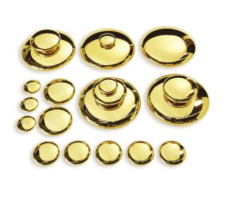 Guldfärgade spegelstenar 20st.