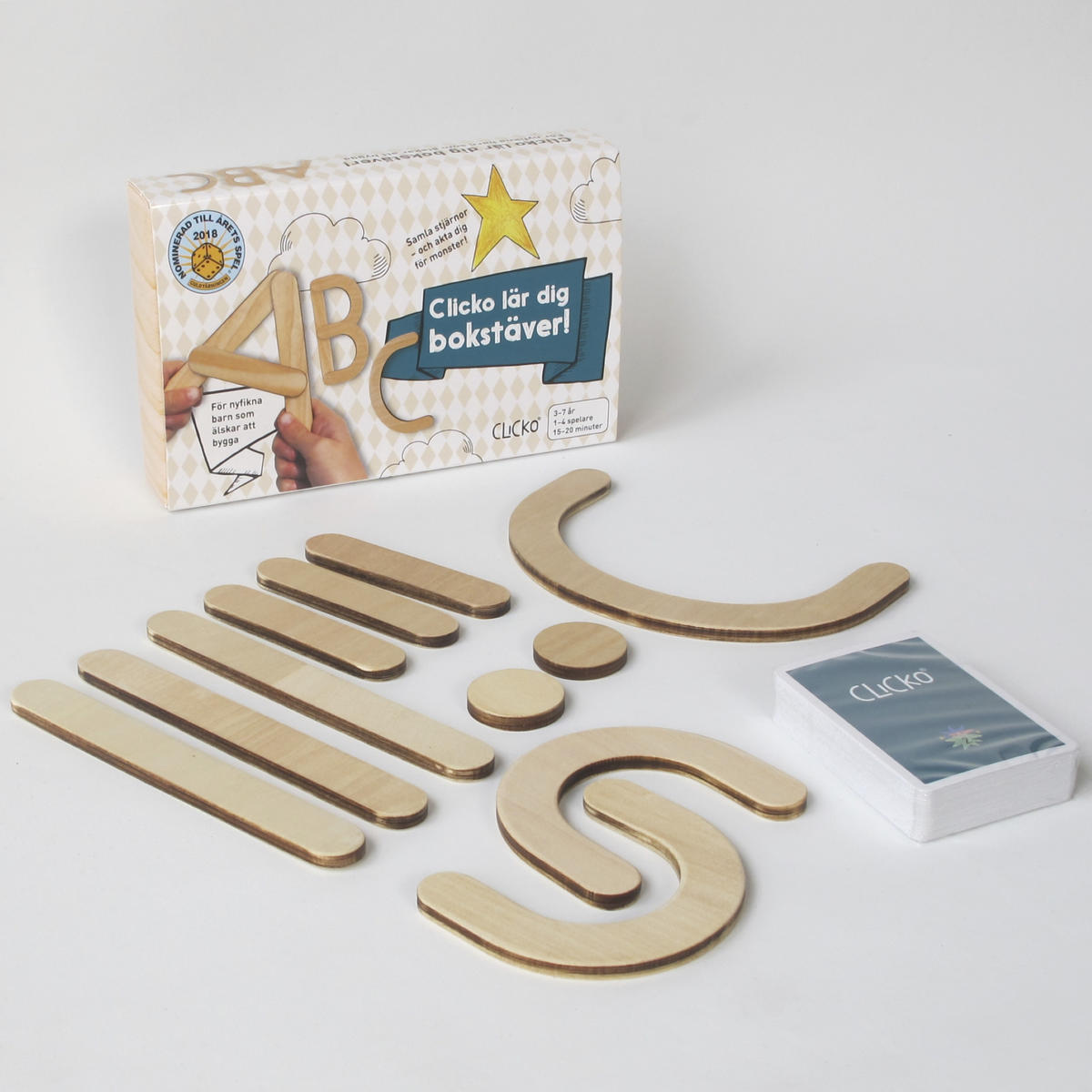 Clicko Lär dig bokstäver - Spel