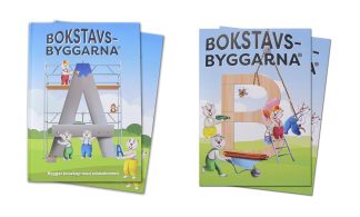 Bokstavsbyggarna läs- & övningsböcker, stort paket