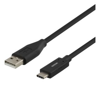 USB-kabel 2.0, Typ A hane - Typ C hane, 0,5m