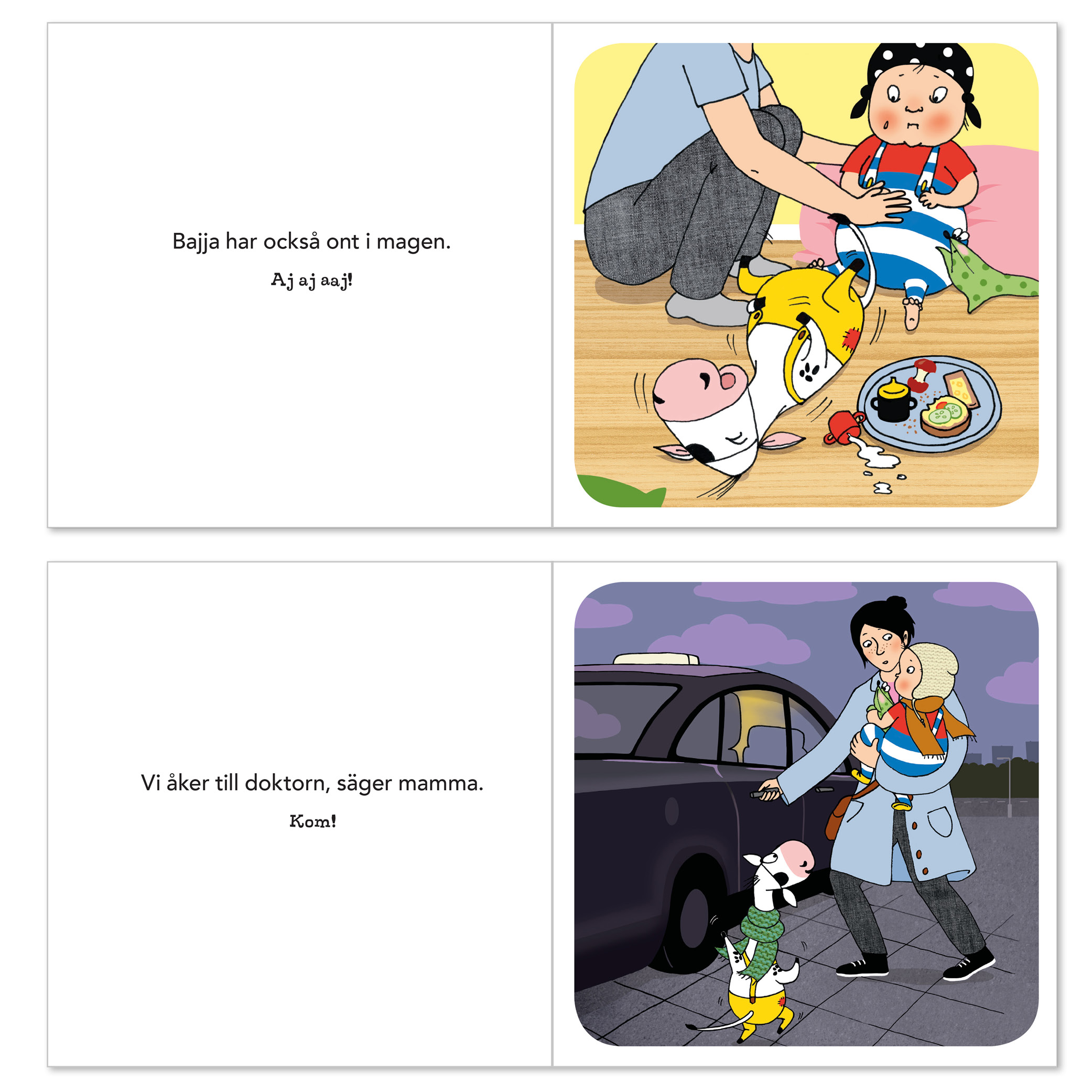 Ajja & Bajja hos doktorn, bok - Bild 4