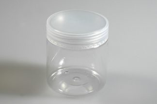 Plastburkar med skruvlock, 180 ml. 10-pack