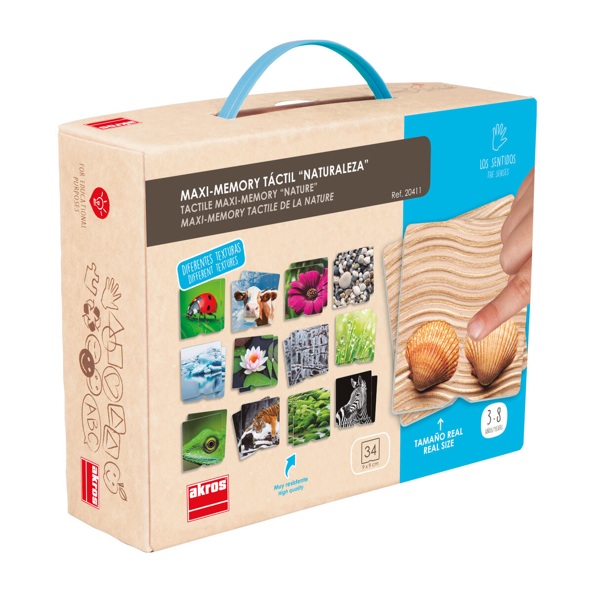 Taktilt memo naturen