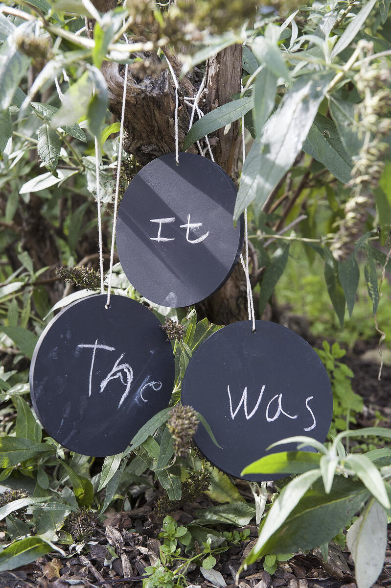 Hängande runda skrivtavlor 30st