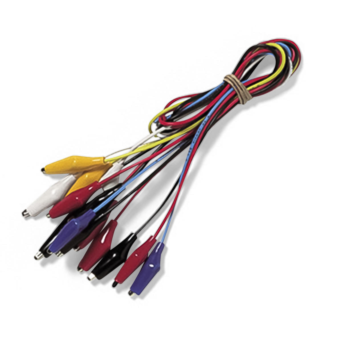 Krokodilkablar, 10 st/fp