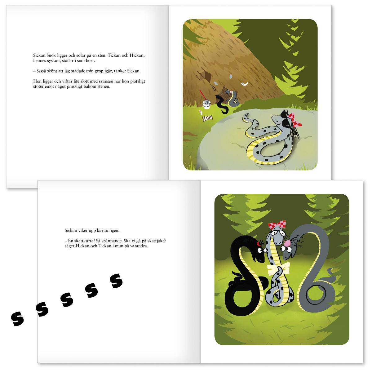 Bok - Sickan och skattkartan - Bild 3