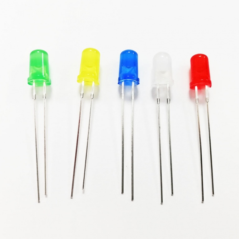 Lysdioder flera färger 5mm 100st - Bild 5