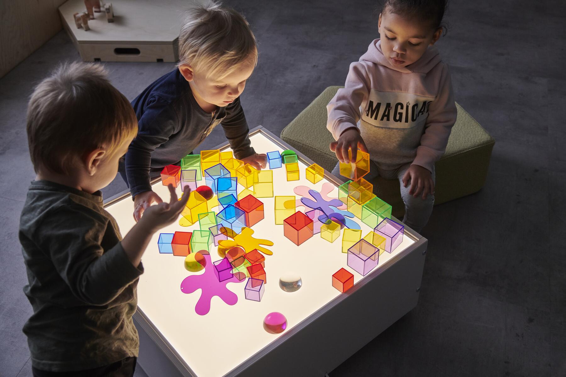 Ljusbord Jeanette Björk L124xB64xH30cm - Bild 2