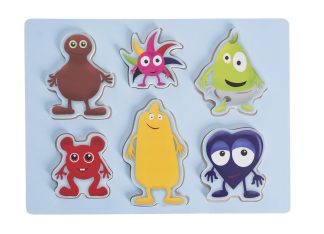 Babblarna formpussel, 6st. figurer