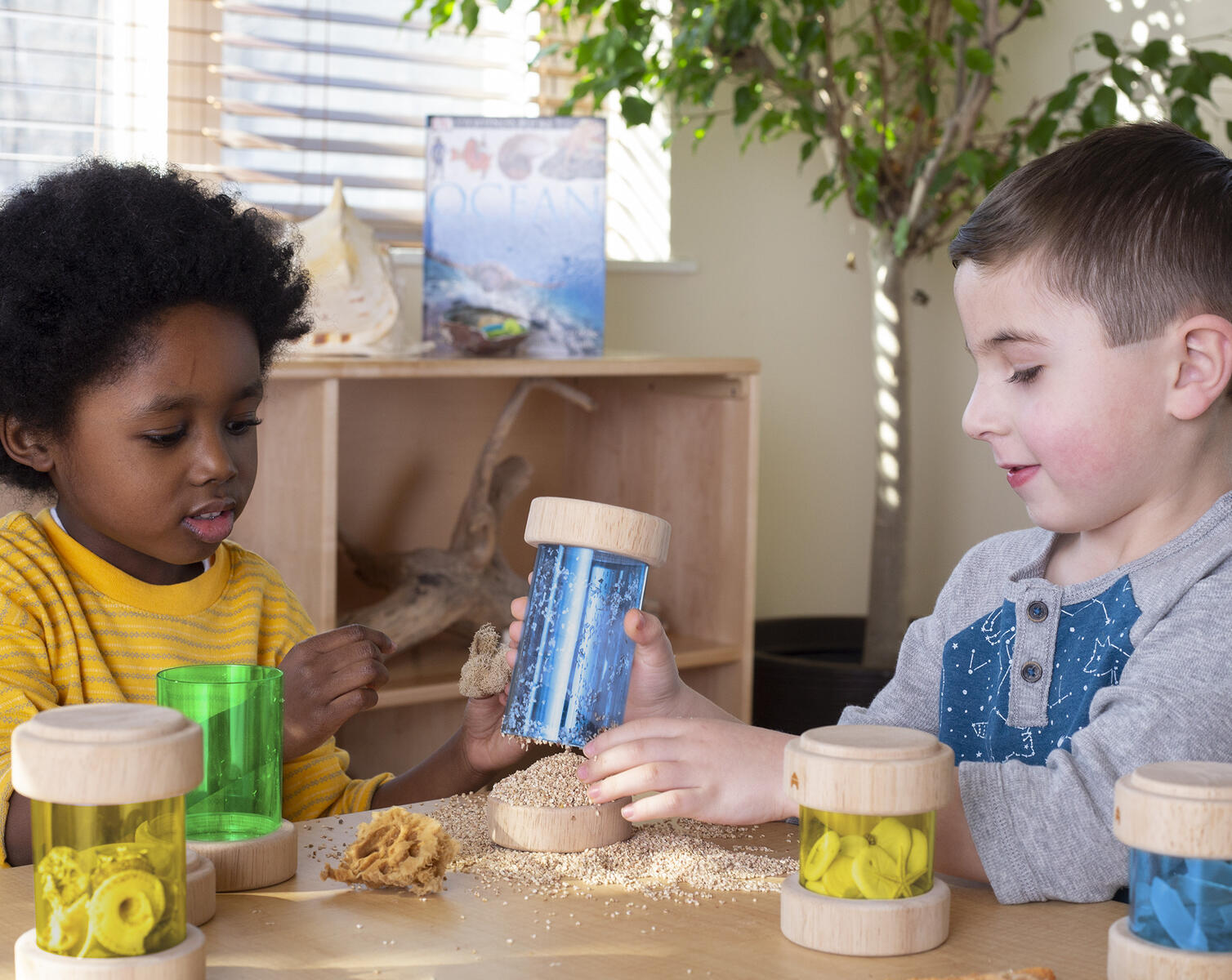 Färgade skattburkar, 8 st - Bild 3