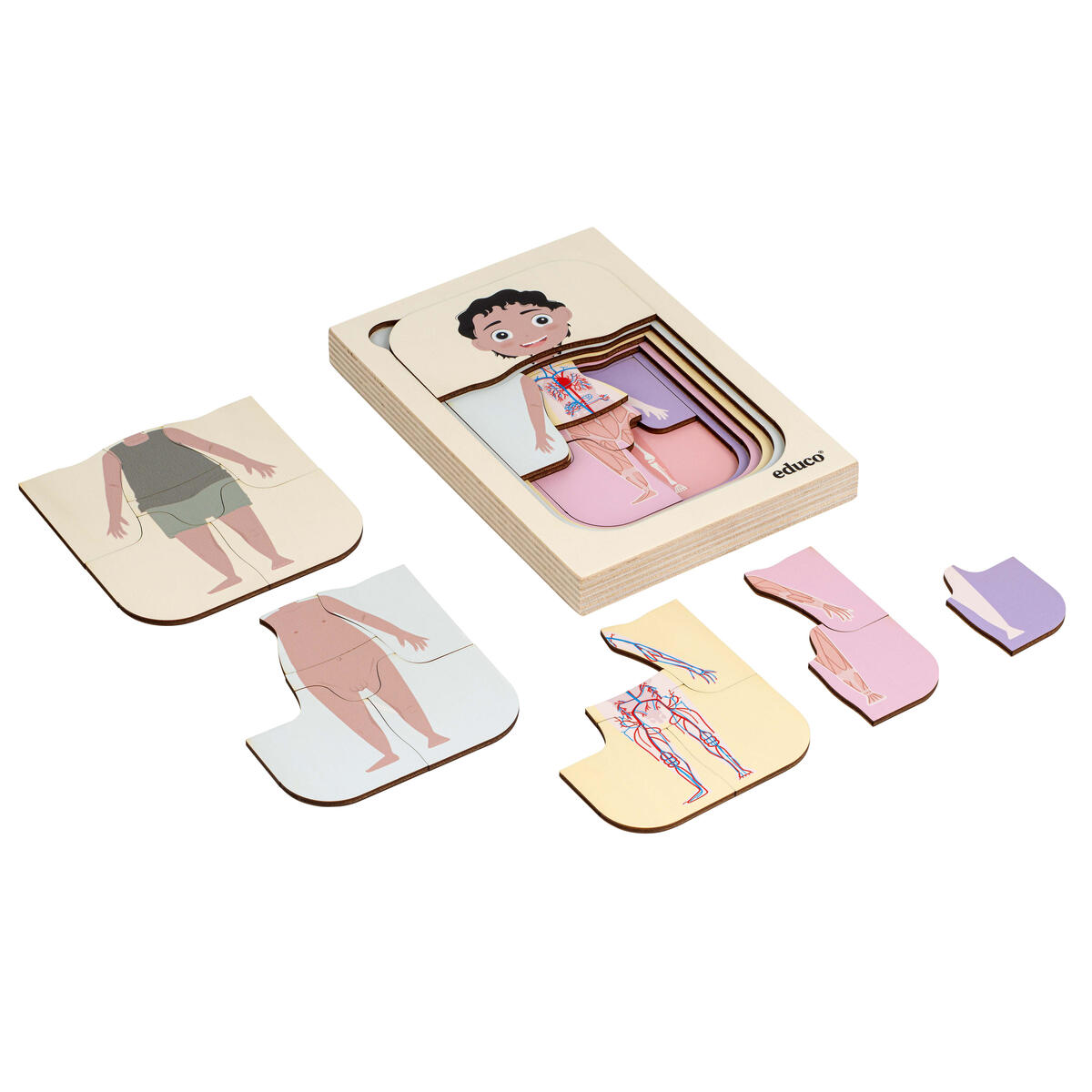 Lager på lager-pussel, pojke - Bild 3